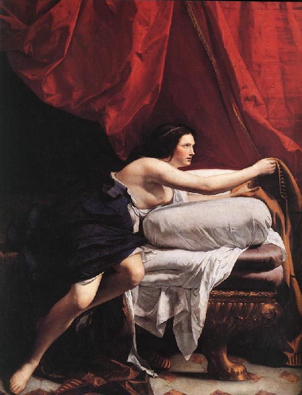 GENTILESCHI, Orazio Joseph and Potiphar's Wife (detail) dsg